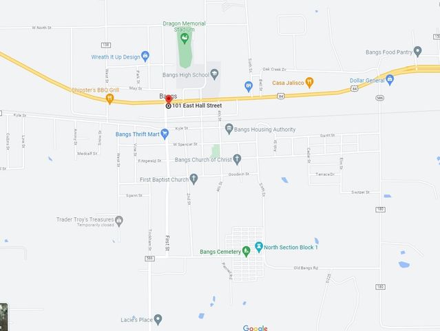 101 E Hall Street, Bangs, TX 76823
