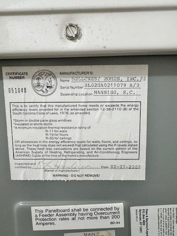 1605 Rowland Drive, Summerton, SC 29148