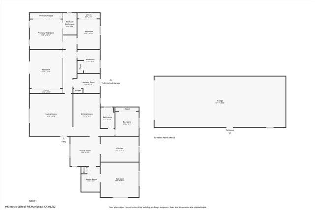 913 Basic School Road, Maricopa, CA 93252