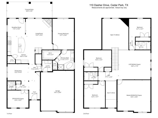 110 Dasher DR, Cedar Park, TX 78613