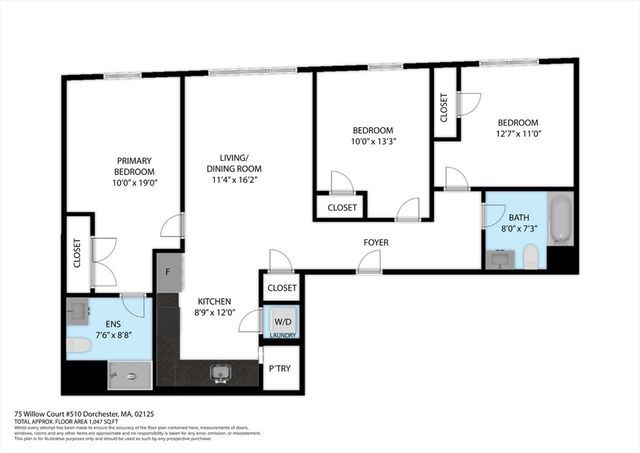 75 Willow Ct 510, Boston, MA 02125