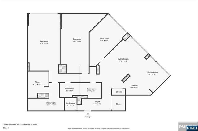 7004 Boulevard East 8C, Guttenberg, NJ 07093