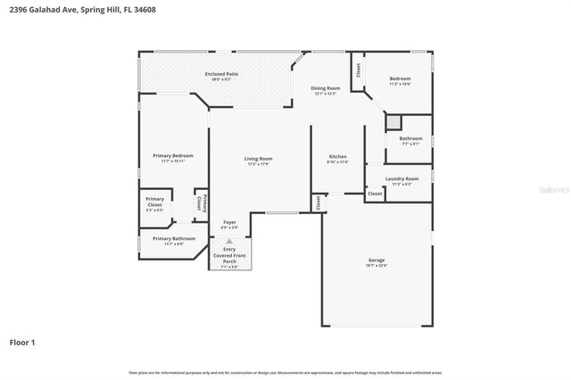 2396 GALAHAD AVENUE, Spring Hill, FL 34608