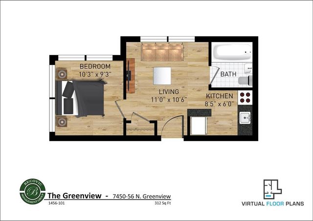 1456 W fargo Avenue 101, Chicago, IL 60626