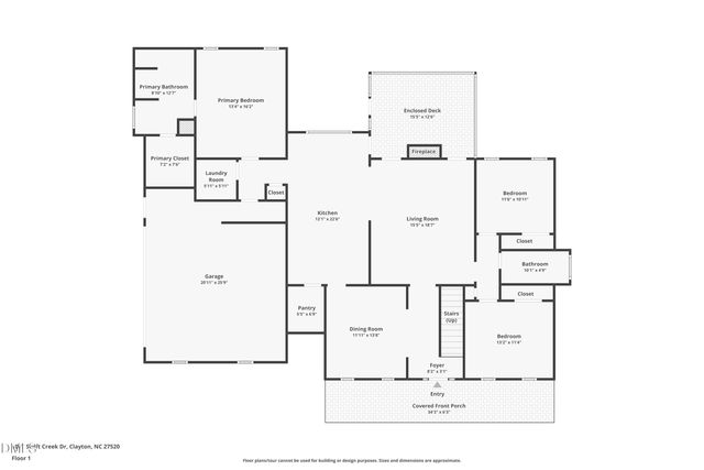 1007 Swift Creek Drive, Clayton, NC 27520