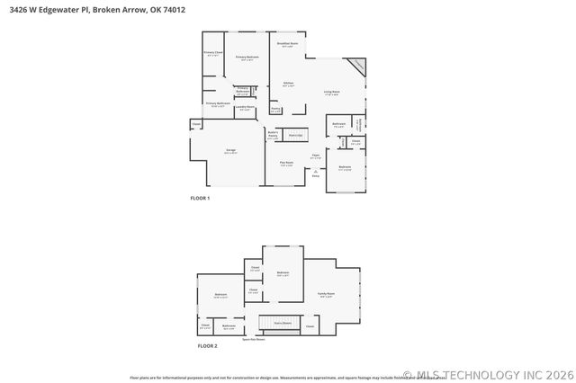 3426 W Edgewater Place, Broken Arrow, OK 74012