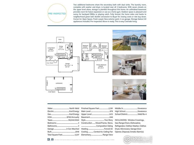 421 Harrow St, Severance, CO 80550