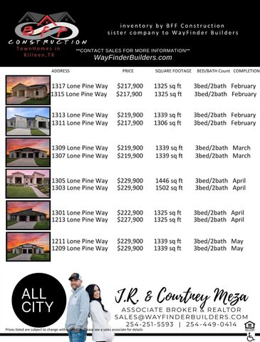 1311 Lone Pine WAY, Killeen, TX 76543