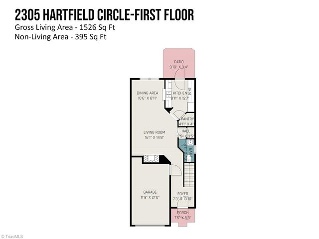2305 Hartfield Circle, Winston-salem, NC 27103