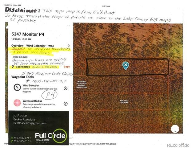 5347 Monitor Lode Claims, Leadville, CO 80461