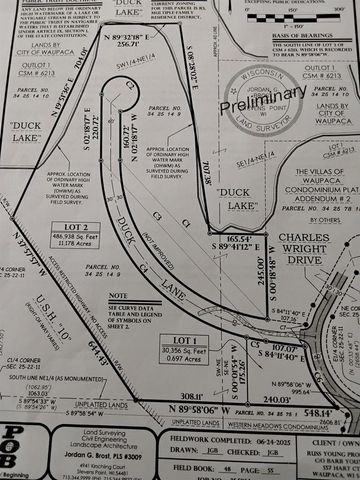 DUCK LAKE ROAD, Waupaca, WI 54981
