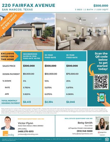 220 FAIRFAX Ave, San Marcos, TX 78666