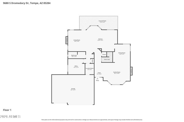 9680 S DROMEDARY Drive, Tempe, AZ 85284