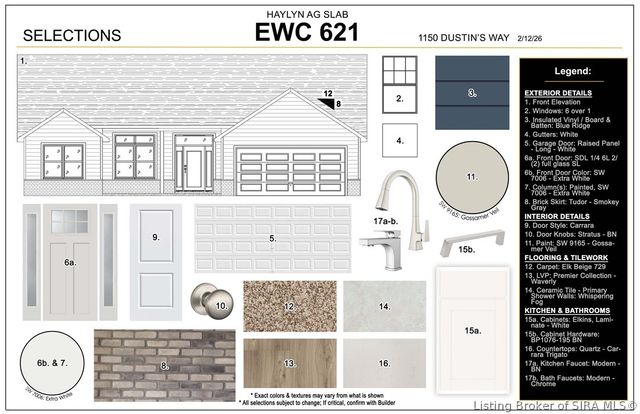 1150 - LOT 621 Dustin's Way, Jeffersonville, IN 47130