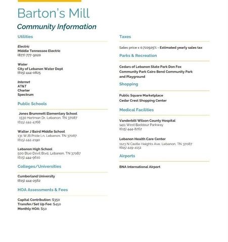 112 Hamilton Ln, Lebanon, TN 37087