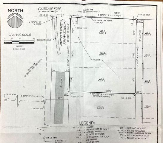 .47ac. Jordan Street, Defuniak Springs, FL 32433