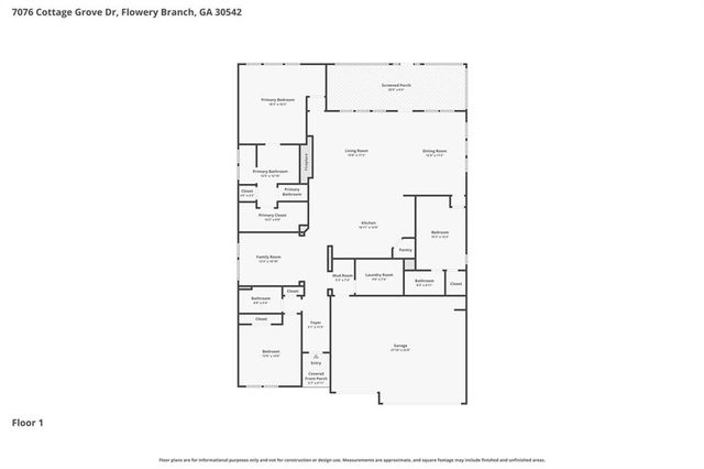 7076 Cottage Grove Drive, Flowery Branch, GA 30542