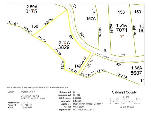 2.15 acres, Lot 149, 5673 Rocky Falls Lane 149, Lenoir, NC 28645