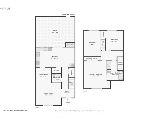 13162 Sw 17TH St, Beaverton, OR 97008