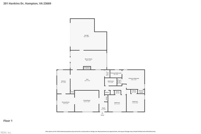 201 Hankins ST, Hampton, VA 23669