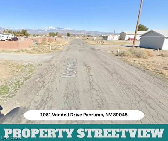 1081 Vondell Drive, Pahrump, NV 89048