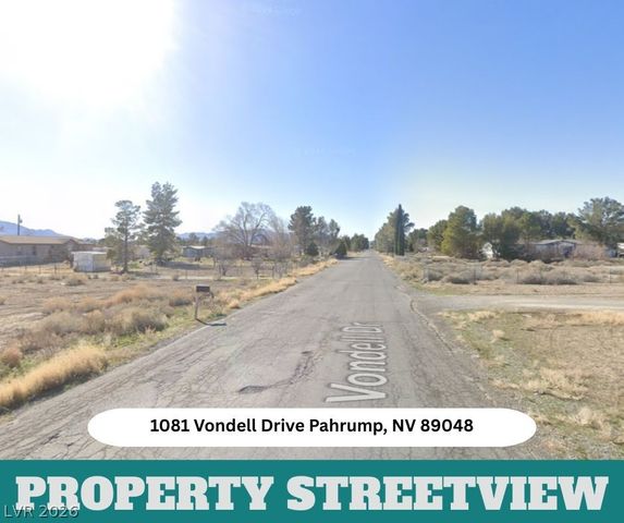 1081 Vondell Drive, Pahrump, NV 89048