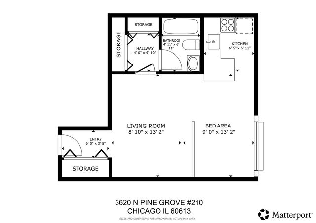 3620 N Pine Grove Avenue 210, Chicago, IL 60613