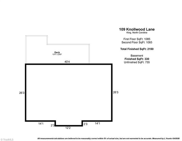109 Knollwood Lane, King, NC 27021