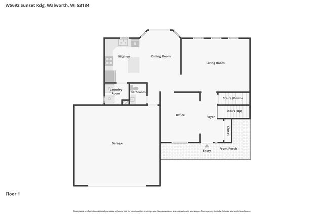 W5692 Sunset Ridge ROAD, Walworth, WI 53184