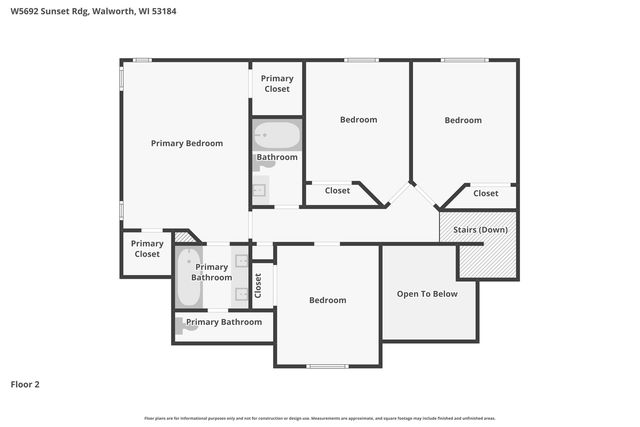 W5692 Sunset Ridge ROAD, Walworth, WI 53184
