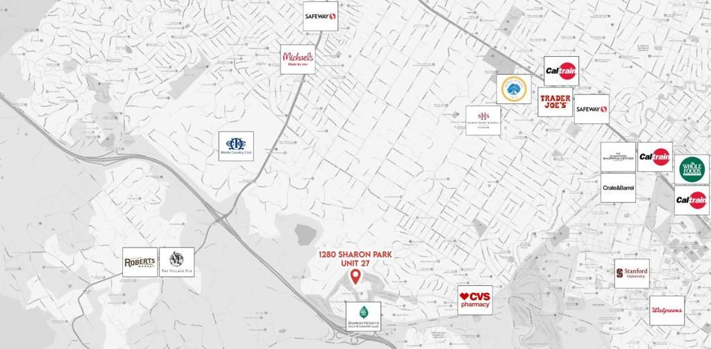 Image 70 of property listing at 1280 Sharon Park Drive 27, Menlo Park, CA 94025