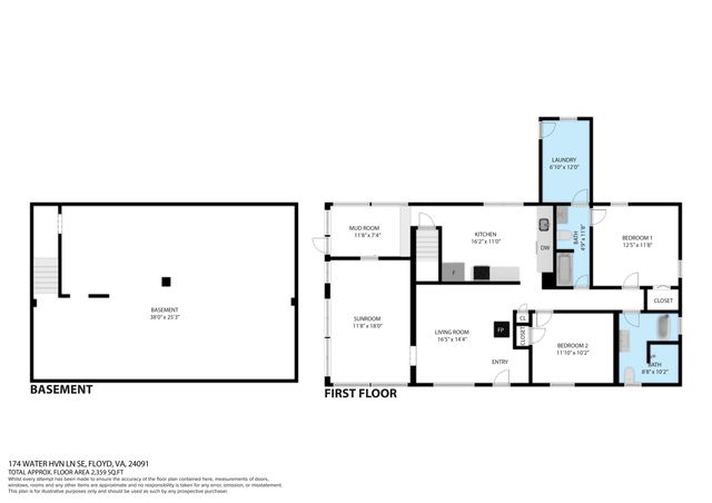 174 Water Haven LN, Floyd, VA 24091