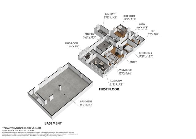 174 Water Haven LN, Floyd, VA 24091