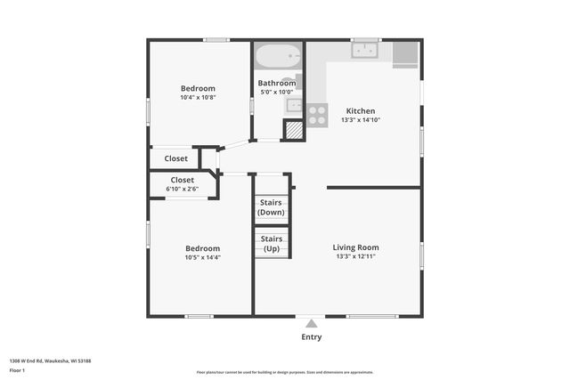 1308 West End ROAD, Waukesha, WI 53188