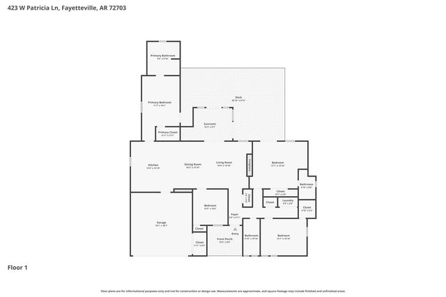 423 W Patricia Lane, Fayetteville, AR 72703