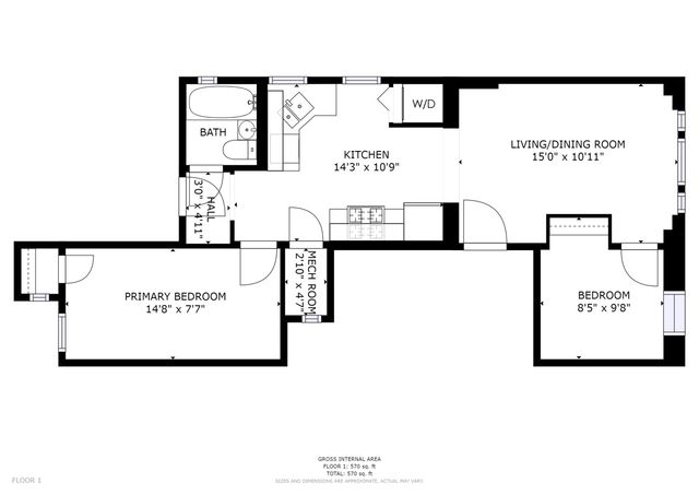 1653 N Halsted Street 2F, Chicago, IL 60614