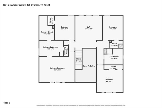 16315 E Amber Willow Trail, Cypress, TX 77433