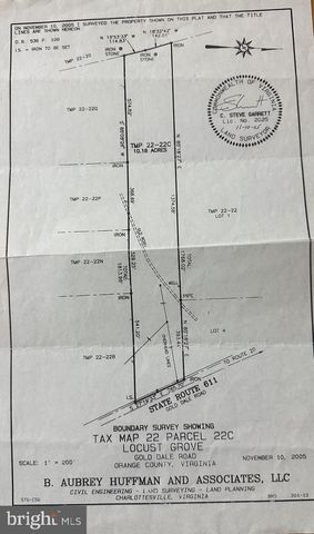 GOLD DALE RD, Locust Grove, VA 22508