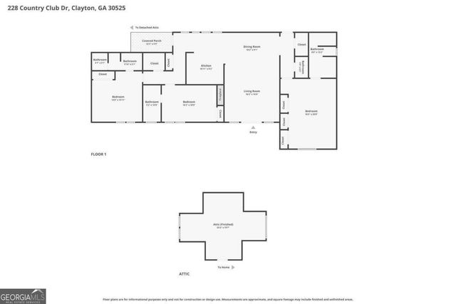 228 Country Club Drive, Clayton, GA 30525