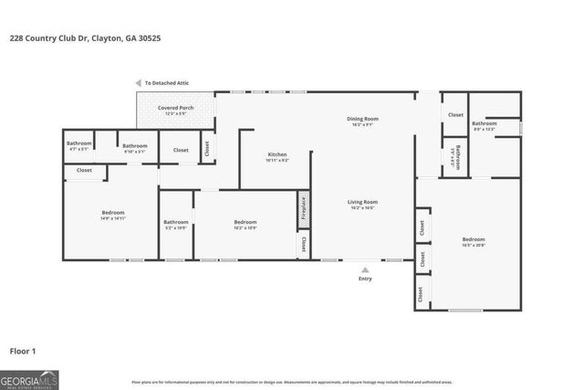 228 Country Club Drive, Clayton, GA 30525