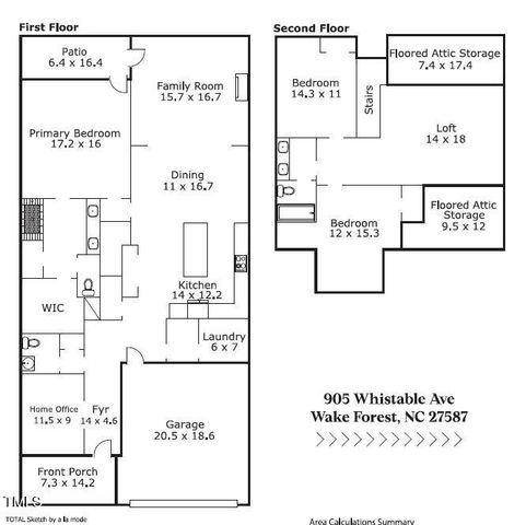 905 Whistable Avenue, Wake Forest, NC 27587