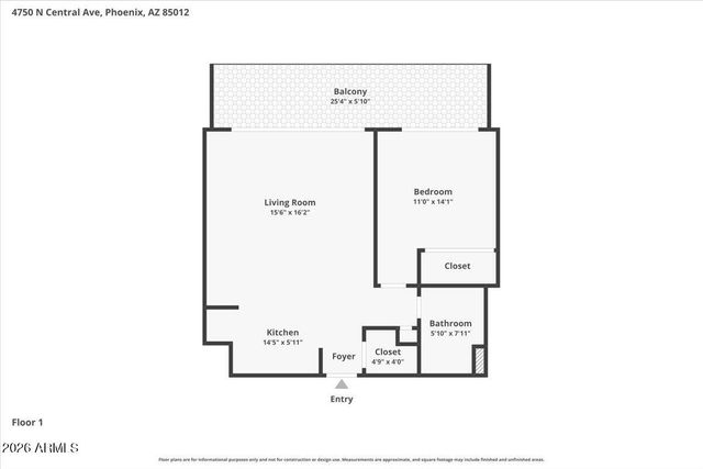 4750 N CENTRAL Avenue B14, Phoenix, AZ 85012