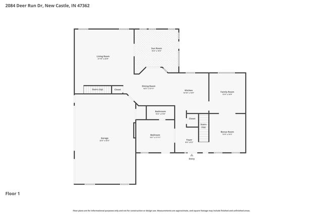 2084 Deer Run Drive, New Castle, IN 47362