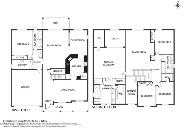 631 WAKEVIEW Drive, Orange Park, FL 32065
