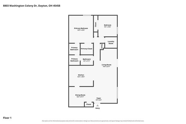 8803 Washington Colony Drive, Dayton, OH 45458