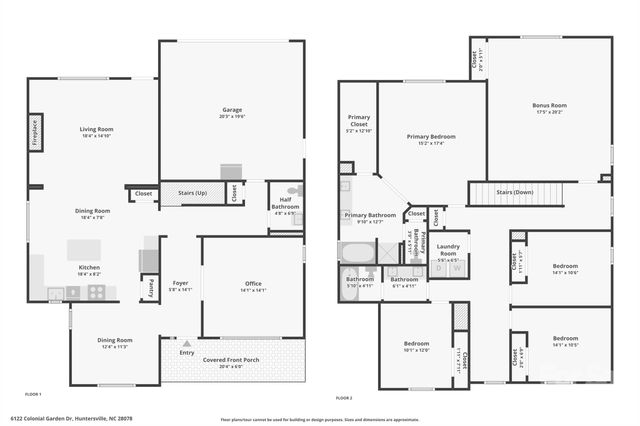 6122 Colonial Garden Drive, Huntersville, NC 28078