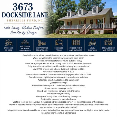 3673 Dockside Lane, Sherrills Ford, NC 28673