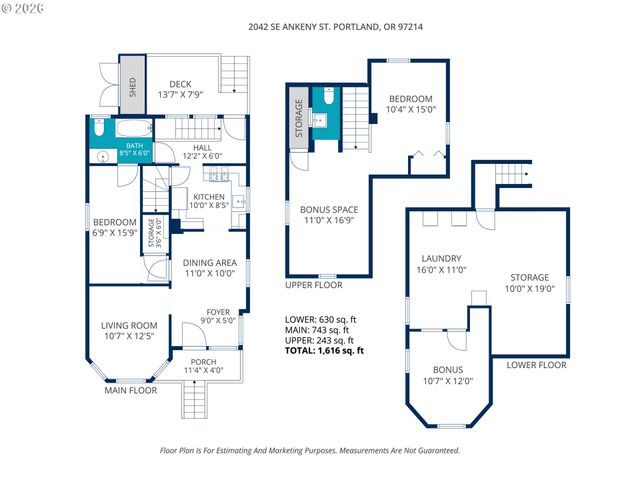 2042 Se ANKENY St, Portland, OR 97214