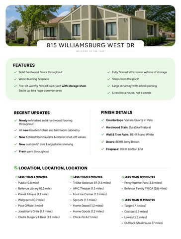 815 Williamsburg West Dr, Nashville, TN 37221