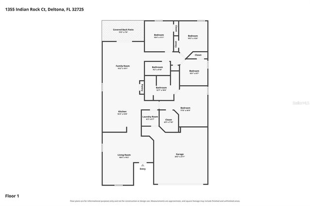 1355 INDIAN ROCK COURT, Deltona, FL 32725